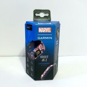 ❗️SOLD❗️CAPTAIN AMERICA Garmin Vivofit jr. 2 Kids Activity Tracker RARE